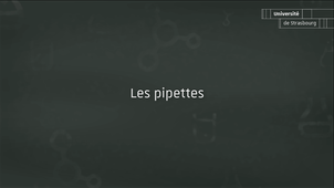 Utilisation de la pipette