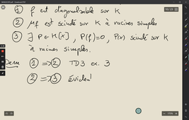 UN CRITERE DE DIAGONALISATION