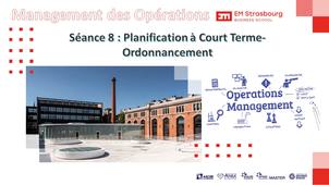 Séance 8_P1 : Planification à Court Terme-Ordonnancement (Cours)