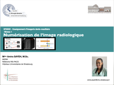 Numérisation de l'image radiologique