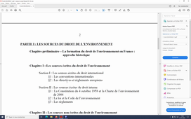 COUR DE DROIT DE L'ENVIRONNEMENT - SEANCE 4
