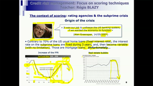 Credit Risk Management - Subprimes