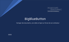 Présenter un document, une vidéo ou son écran dans BBB