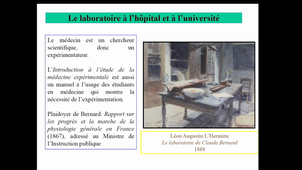 Méthode expérimentale Bernard et Pasteur