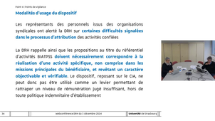 Webconférence DRH - Référentiel d'activités des personnels BIATPSS - Lancement de la 2ème campagne de proposition et d'attribution