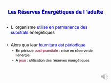 Métabolisme énergétique partie 2