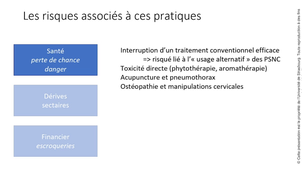 Médecine conventionnelle et pratiques de soin non conventionnelles