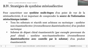 Cours synthèse stéréosélective mercredi 09-03