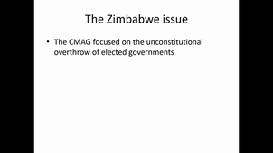 Cwth lecture 11 (2) a divided Commonwealth