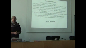 2ème Journée d’études DiCrA (Didactique de la création artistique) à l'ESPE de Strasbourg le 13 mars 2015  -  Nicole Goetschi Danesi (HEP Vaud)  -  Médiation culturelle en milieu scolaire