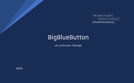 Des outils pour interagir avec les participants