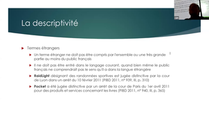 20.11.25 : Droit des  marques (Yann Basire) (14h00 - 18h00)