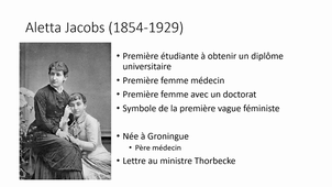 Quelques femmes remarquables du 20e siècle aux Pays-Bas