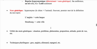 Progression du texte