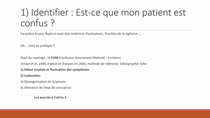 Syndrome confusionnel chez la personne âgée -eFAMG