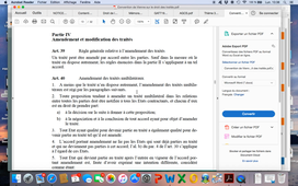 Thème 3/1 - Amendement et modification des traités