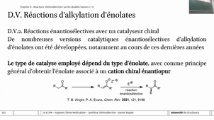 Cours synthèse stéréosélective lundi 21-03