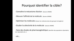 Cours JL Galzi Validation de cible 1/2