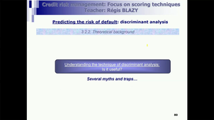 Credit Risk Management - Financial ratios