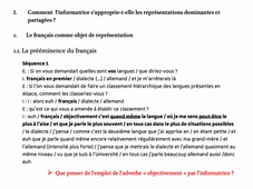 Approche sociolinguistique de l'Alsace - Etude de cas - Partie 1