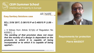 1. Requirements for protection - Pierre MASSOT