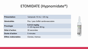 Induction - sédation (Helms)